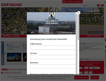 Tablet Screenshot of mobil.dortmund-tourismus.de